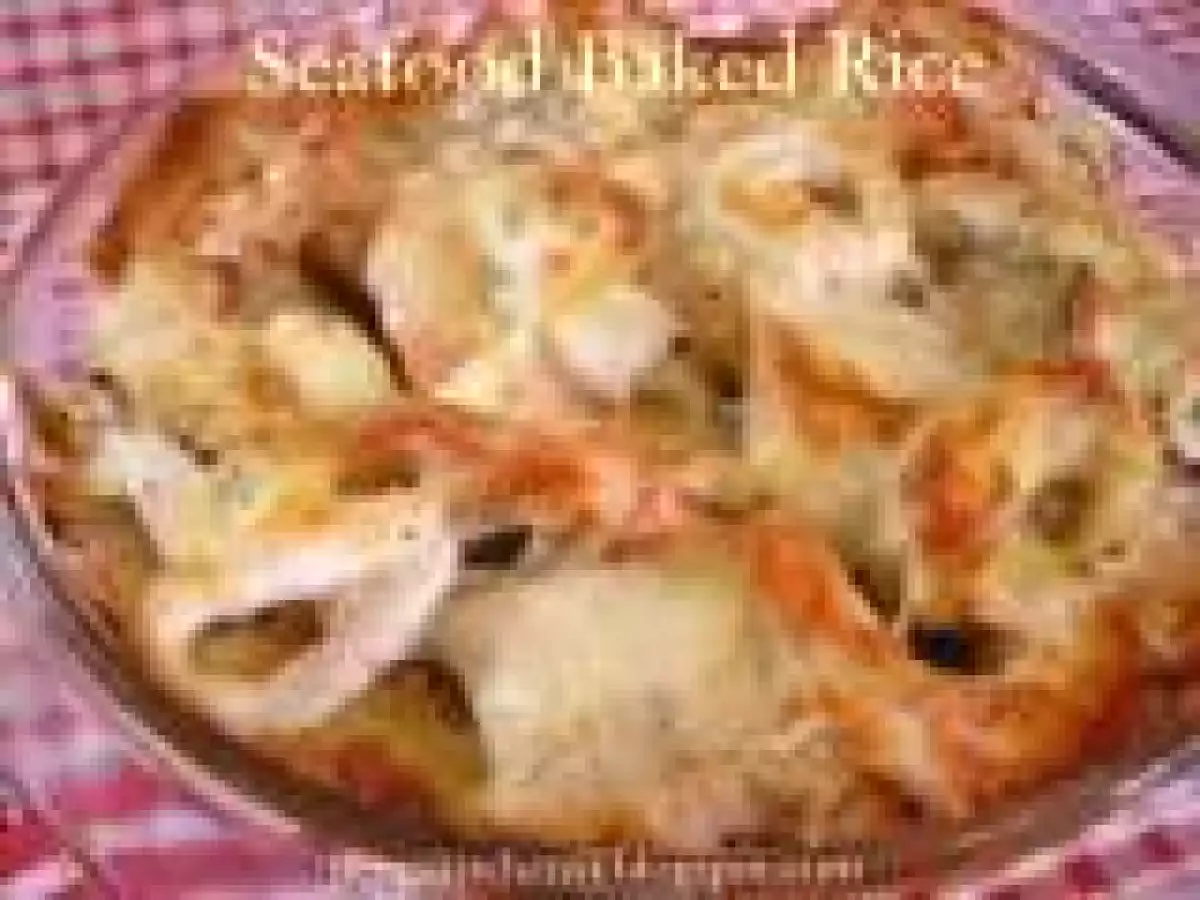 Seafood Baked Rice