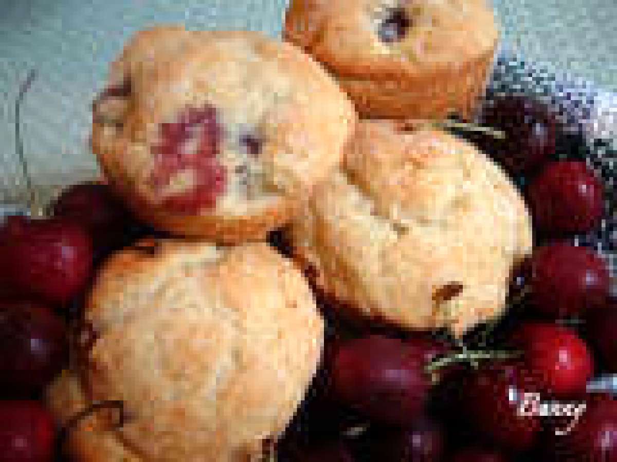 Boston Cream Cake Roll and Cherry Muffins by Bunny's Warm Oven