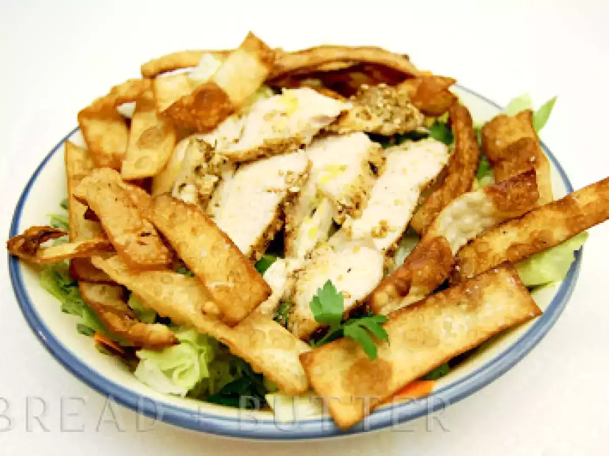 Recipe Chinese chicken salad with ginger vinaigrette
