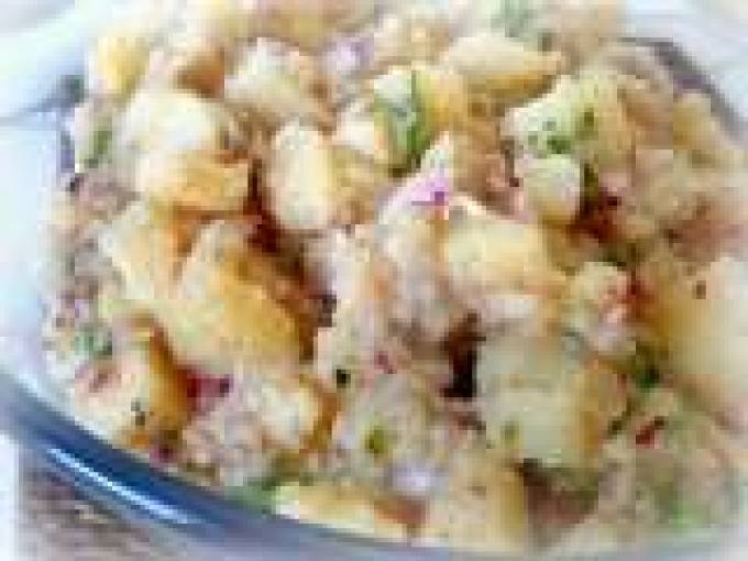 Authentic German Potato Salad (Bavarian Kartoffel Salat), from My Mutti