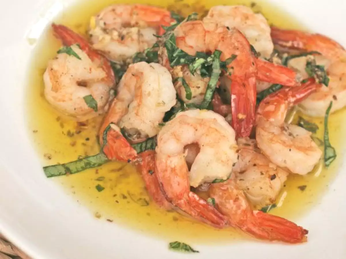 Recipe Cooking for one ? lemon garlic prawns