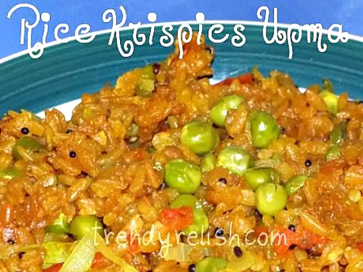 Recipe Rice krispies upma