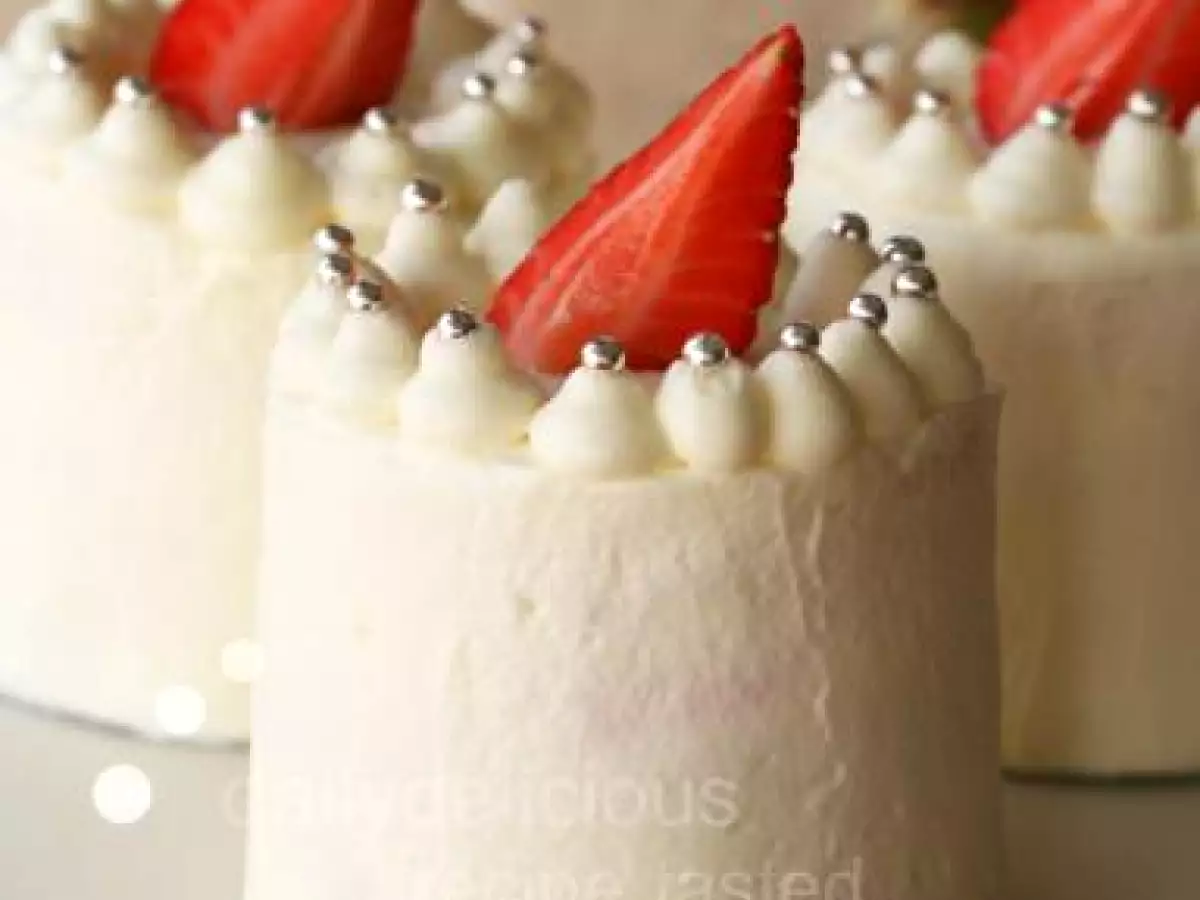 Recipe Japanese strawberry shortcake: soft, light, easy and very delicious!