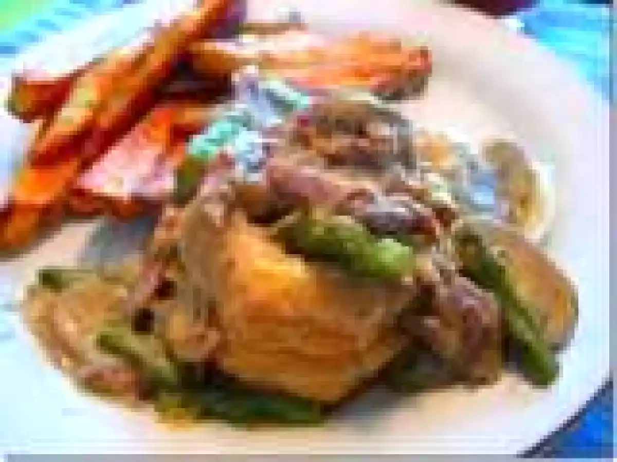 Duck, Mushroom and Asparagus Vol-au-Vent