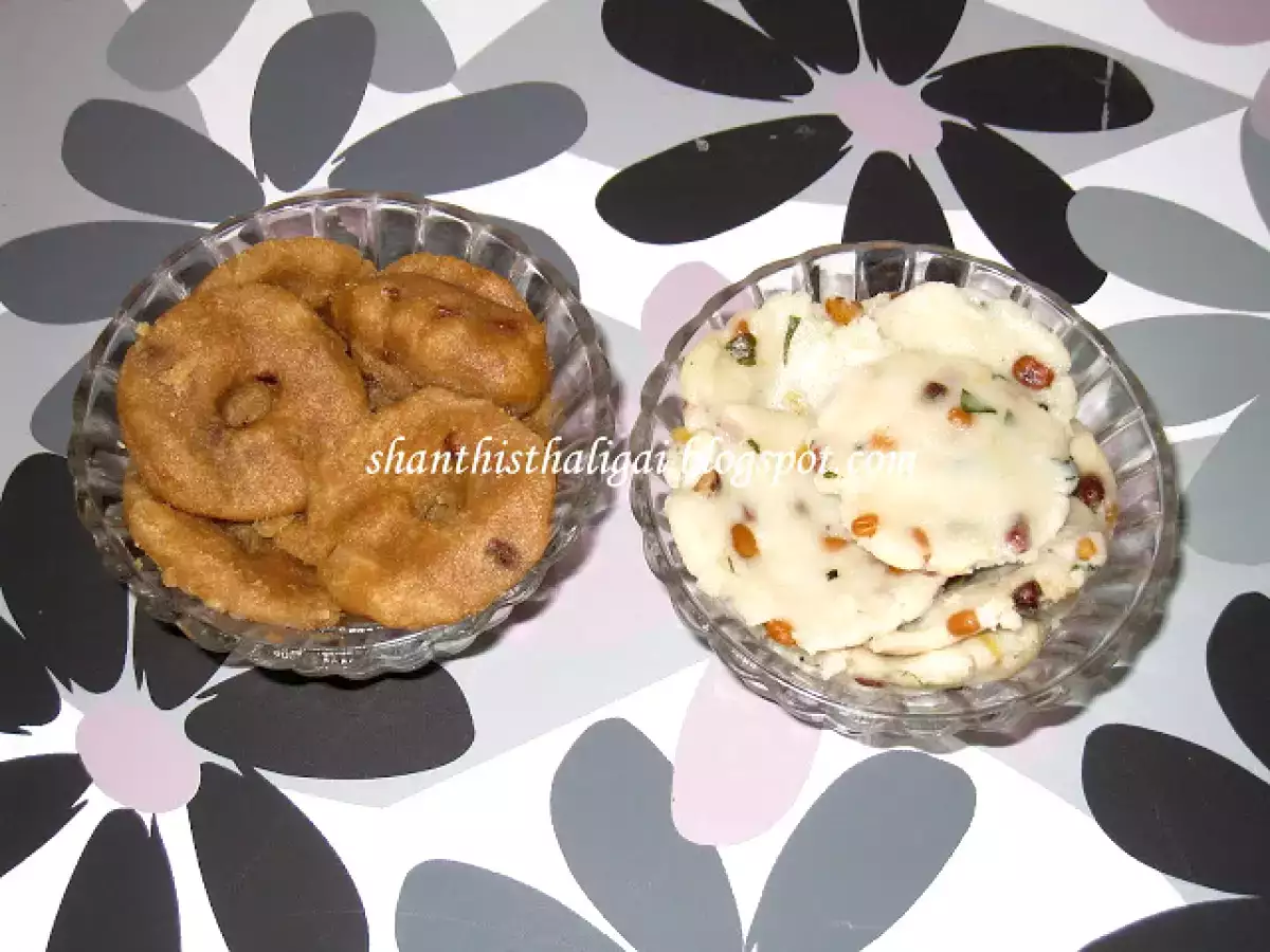 Recipe Nombu kozhukattai (sweet & salt karadai)