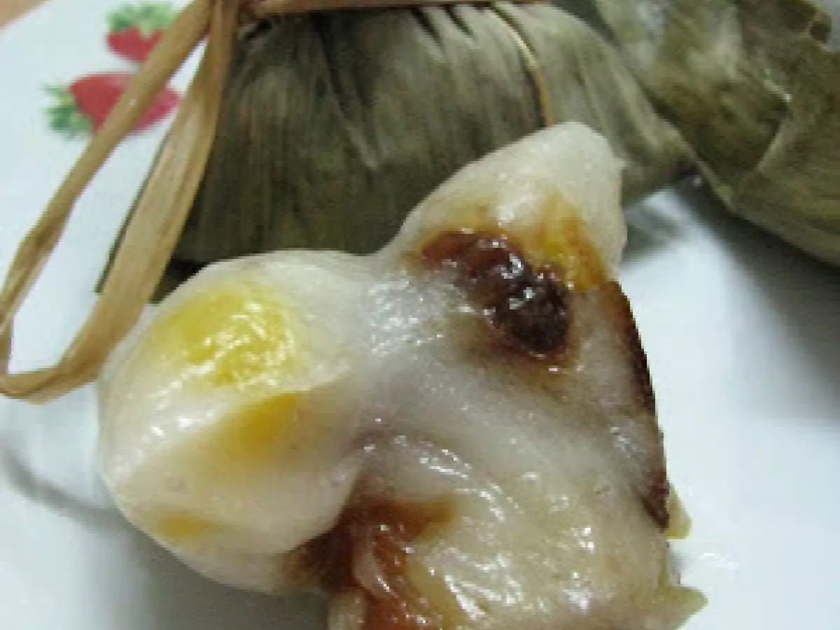 Recipe Ginkgo & longan mini sweet rice dumpling