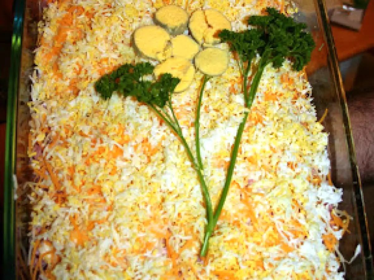 Recipe Mimoza salad (serbian= mimoza salata)
