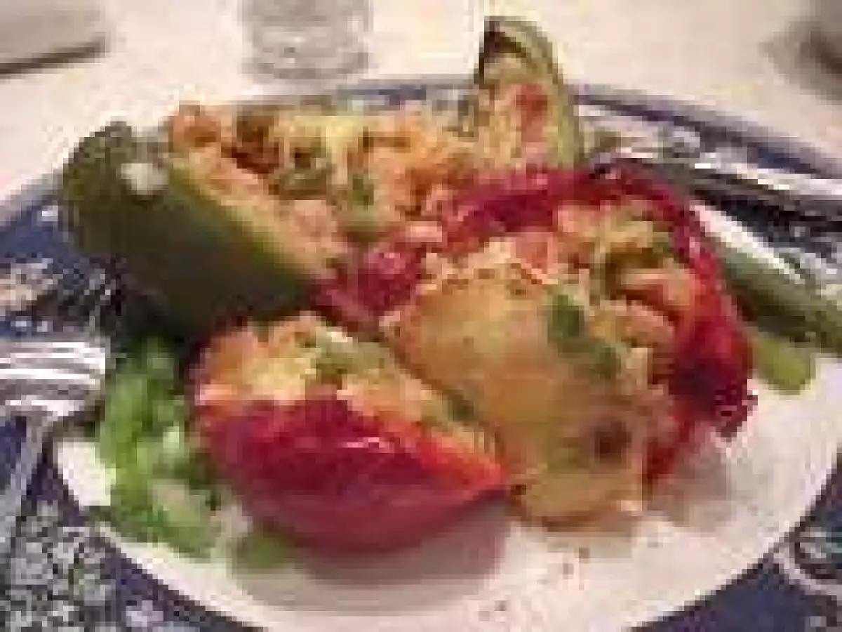 Stuffed Peppers - Halogen Oven Recipe (GUEST RECIPE - HELEN)