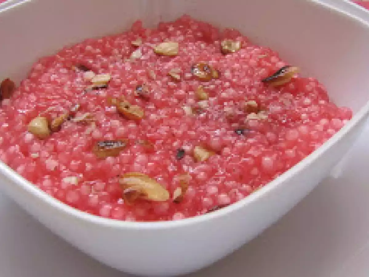 Recipe Sago halwa ( indian pearl dessert )
