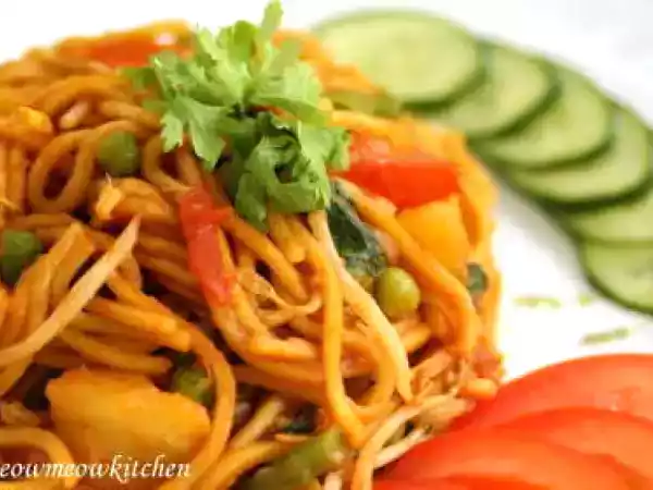 Recipe Vegetarian mee goreng