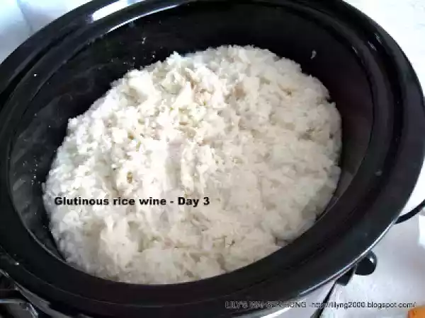 Recipe Home brewing - glutinous rice wine