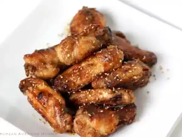 Recipe Asian baked crispy chicken wings