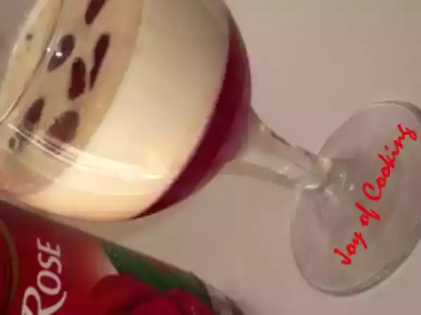 Recipe Creamy milk dessert ~ rose and maple syrup jelly basundi and pineapple ba