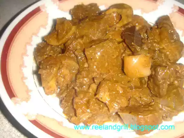 Recipe Adobong batangas (pork, beef and liver adobo - batangas style)