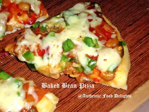 Recipe Baked bean pizza