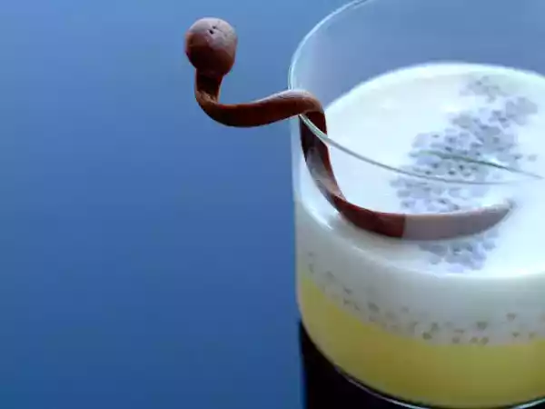 Recipe Coconut tapioca with passion fruit curd