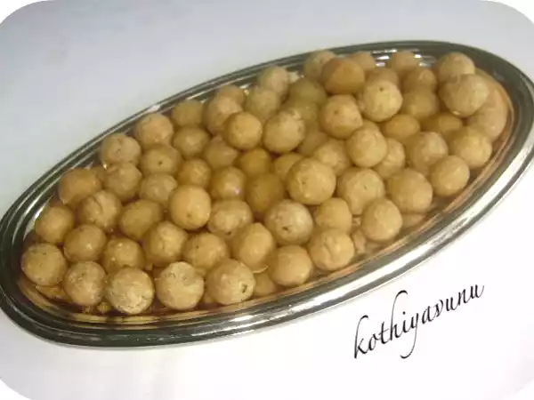 Recipe Savoury fried rice balls - sri krishna janmashtami special