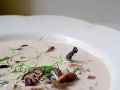 Recipe Creamy chanterelle soup ? kermainen vahverokeitto