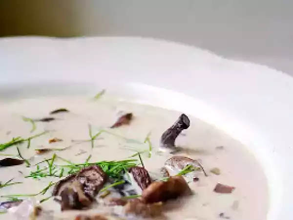 Recipe Creamy chanterelle soup ? kermainen vahverokeitto