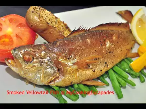 Recipe Tea-smoked yellowtail fish
