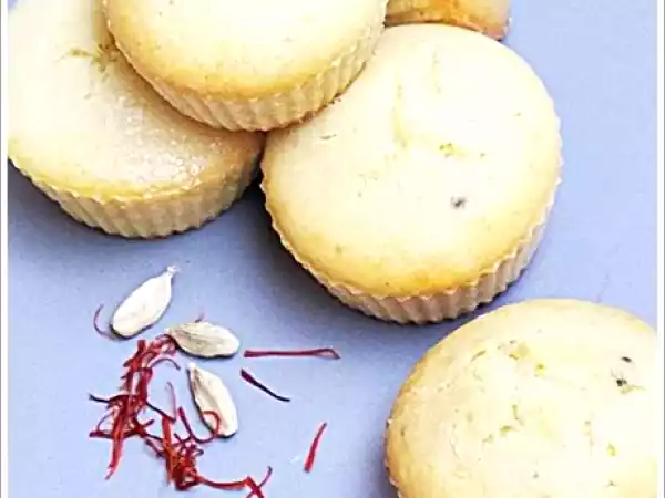 Recipe Eggless mawa cake - saffron and cardamon flavored eggless milk cakes