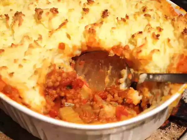 Recipe Hearty winter dishes: rich lentil cottage pie