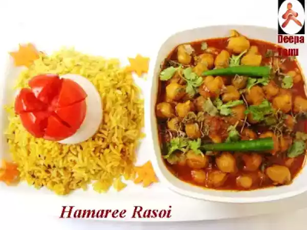 Recipe Jeera rice with chole