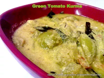 Recipe Green tomato pickle and green tomato khorma
