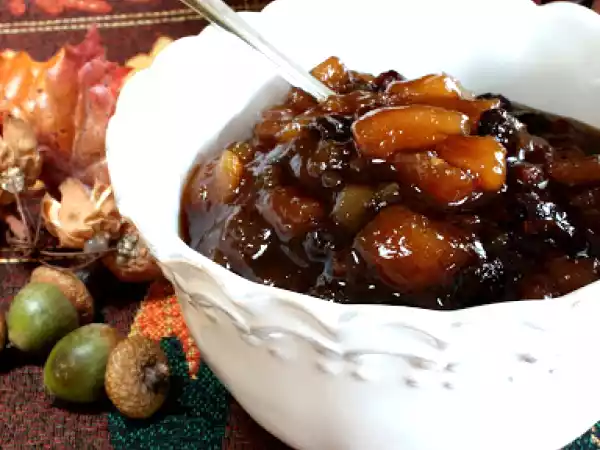 Recipe Pear ginger chutney