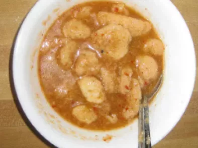 Recipe Pulla besaru/putekalu besaru / urad dal dumplings in masala gravy