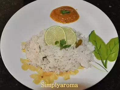 Recipe Jeera rice with gravy