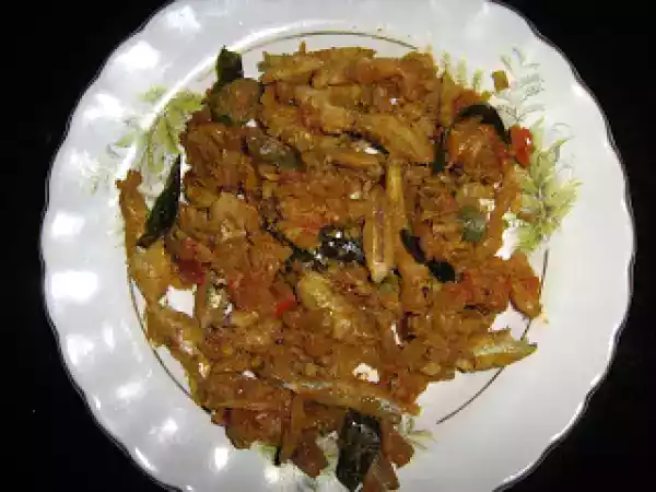 Recipe Sardine fry - nethali meen varuval - mathi