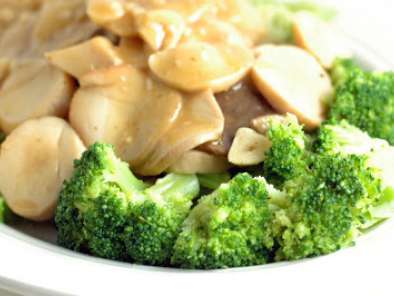Recipe Prince oyster mushrooms and broccoli
