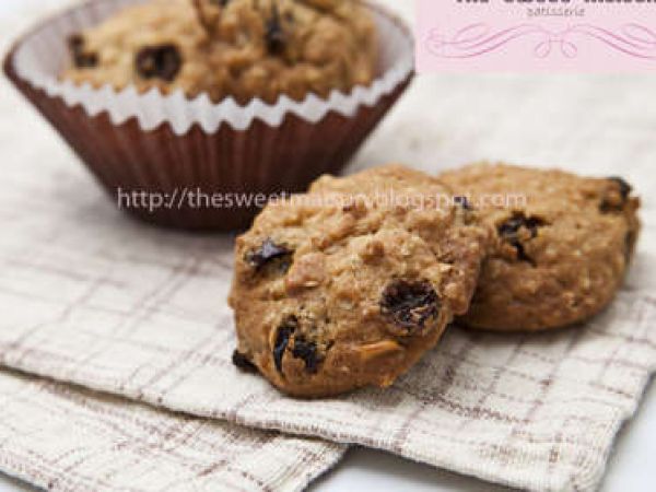 Recipe Oatmeal with raisin & cashew nut cookies