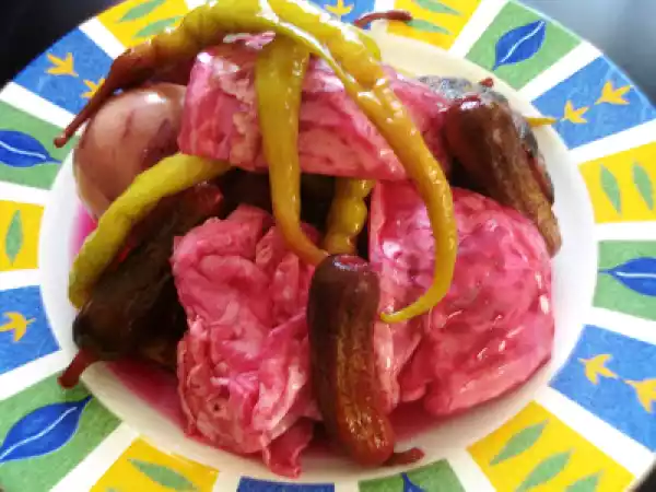 Recipe Homemade pickle (tursu)