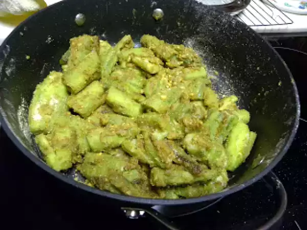 Recipe Ridge gourd - turia masala