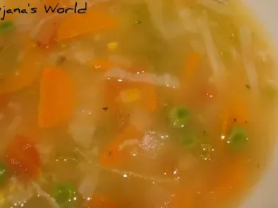 Recipe Oatmeal mixed vegetable soup