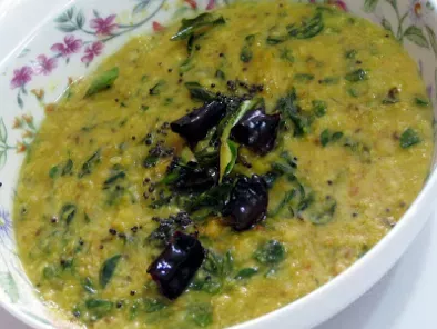 Recipe Drumstick leaves and moong daal curry