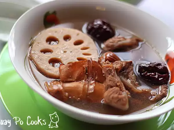 Recipe Lotus root soup