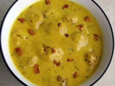 Recipe Kadi pakoda/ chickpea flour yogurt curry