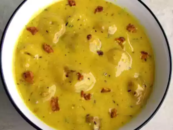 Recipe Kadi pakoda/ chickpea flour yogurt curry