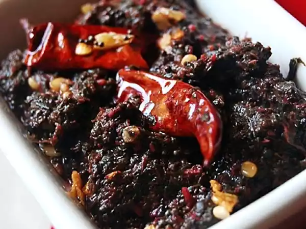 Recipe Amaranth/dantina soppu chutney