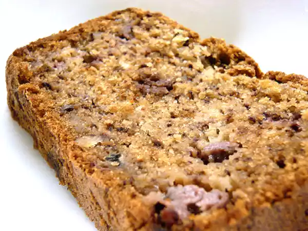 Recipe Banana, chocolate + walnut loaf