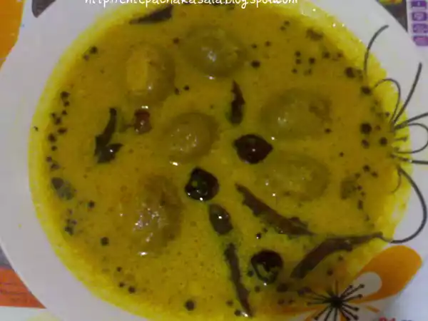 Recipe Ambazhanga (hog plum) curry