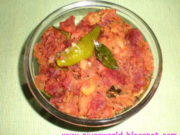 Recipe Potato beetroot bhaji