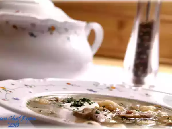 Recipe Mushroom barley soup
