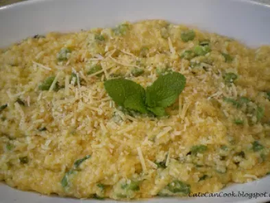 Recipe Broad bean, bacon and mint risotto - using the thermomix