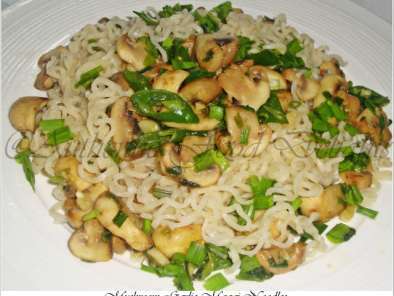 Recipe Mushroom garlic maggi noodles & a week break