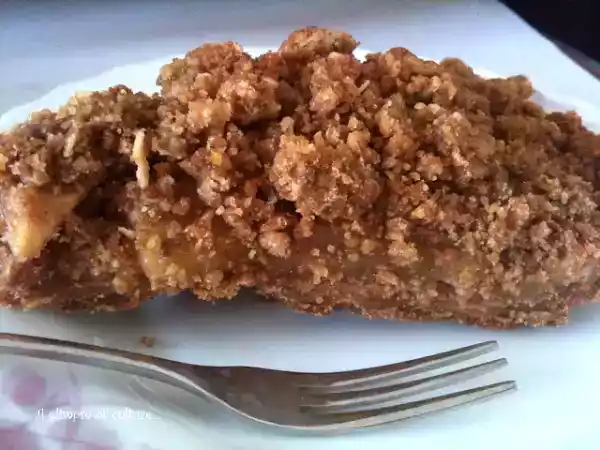 Recipe Apple more crumble pie