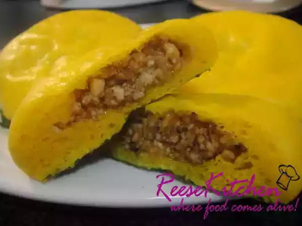 Recipe Pumpkin hee pan with peanut filling